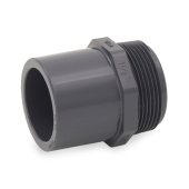 Spears 1-1/2" PVC (Sch 80) MIP x Spigot Adapter - Image 2