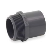 Spears 1-1/2" PVC (Sch 80) MIP x Spigot Adapter - Image 1