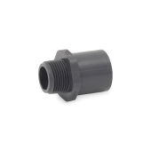 Spears 3/4" x 1" PVC (Sch 80) MIP x Spigot Adapter - Image 1