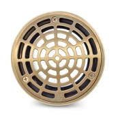 Sioux Chief High-Capacity, Round PVC Shower Tile/Pan Drain w/ Brushed Bronze Strainer, 3" Hub - Image 3