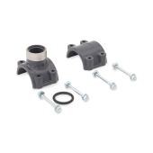 Spears 2" PVC Pipe x 1" FIP Threaded SR (Special Reinforced) Clamp-On Saddle Tee, Sch 80 - Image 2