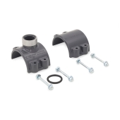 Spears 3" PVC Pipe x 1" FIP Threaded SR (Special Reinforced) Clamp-On Saddle Tee, Sch 80 - Image 2