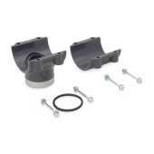 Spears 3" PVC Pipe x 1-1/2" FIP Threaded SR (Special Reinforced) Clamp-On Saddle Tee, Sch 80 - Image 3