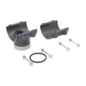 Spears 3" PVC Pipe x 2" FIP Threaded SR (Special Reinforced) Clamp-On Saddle Tee, Sch 80 - Image 3