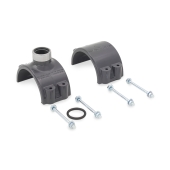 Spears 4" PVC Pipe x 1" FIP Threaded SR (Special Reinforced) Clamp-On Saddle Tee, Sch 80 - Image 2