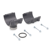 Spears 4" PVC Pipe x 1-1/2" FIP Threaded SR (Special Reinforced) Clamp-On Saddle Tee, Sch 80 - Image 3