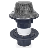 Sioux Chief PVC Planter Area Drain Kit for Roof Gardens, Atriums, 4" PVC Hub - Image 1