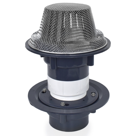 Sioux Chief PVC Planter Area Drain Kit for Roof Gardens, Atriums, 4" PVC Hub