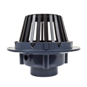 Sioux Chief PVC Roof Drain w/ PolyPro Dome Strainer, 3" PVC Hub - Image 3