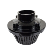 Sioux Chief Cast Iron Roof Drain w/ Plastic Dome Strainer, 4" No-Hub - Image 2