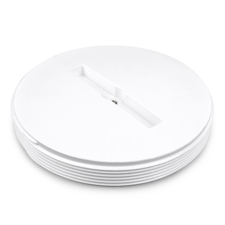 Sioux Chief PolyPro Threaded Flush Cleanout Plug, Countersunk, 6" MIP