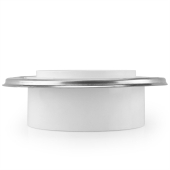 Sioux Chief 4" Hub, Total Knockout Closet Flange (TKO) w/ Swivel St. Steel Ring, SCH40 PVC - Image 2