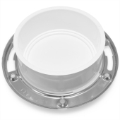 Sioux Chief 4" Hub, Total Knockout Closet Flange (TKO) w/ Swivel St. Steel Ring, SCH40 PVC - Image 4