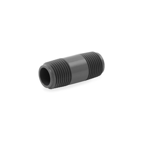 1/2" x 2" PVC (Sch. 80) Threaded Pipe Nipple Spears