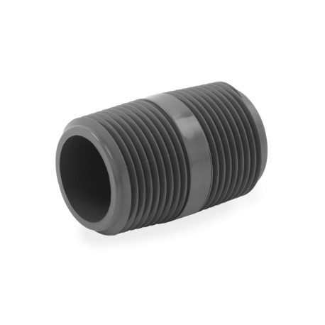 1" x 2" PVC (Sch. 80) Threaded Pipe Nipple Spears