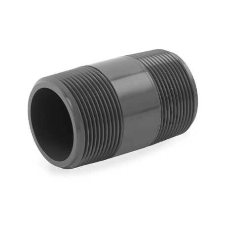 1-1/2" x 3" PVC (Sch. 80) Threaded Pipe Nipple Spears