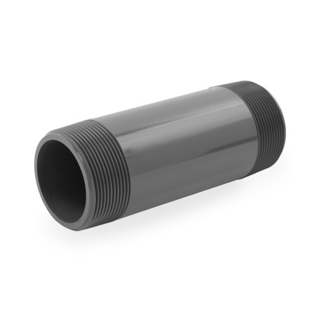 2" x 6" PVC (Sch. 80) Threaded Pipe Nipple Spears