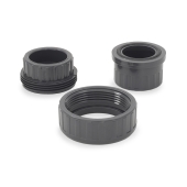 Spears 1-1/2" PVC (Sch 80) Socket Union w/ EPDM O-ring - Image 2