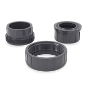 Spears 3" PVC (Sch 80) Socket Union w/ EPDM O-ring - Image 2