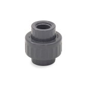 Spears 1/2" PVC (Sch 80) FIP Threaded Union w/ EPDM O-ring - Image 1