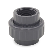 Spears 2" PVC (Sch 80) FIP Threaded Union w/ EPDM O-ring - Image 1