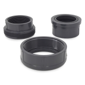 Spears 4" PVC (Sch 80) FIP Threaded Union w/ EPDM O-ring - Image 2