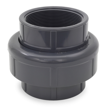 Spears 4" PVC (Sch 80) FIP Threaded Union w/ EPDM O-ring