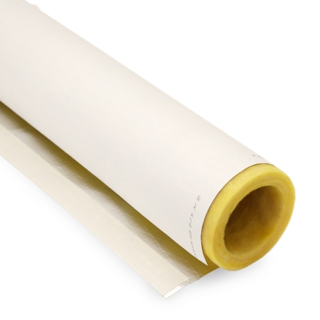 Johns Manville 2-3/8" ID (2" IPS) x 1/2" Wall, Micro-Lok High Performance Fiberglass Pipe Insulation, 3ft