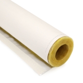 Johns Manville 2-3/8" ID (2" IPS) x 1" Wall, Micro-Lok High Performance Fiberglass Pipe Insulation, 3ft - Image 1