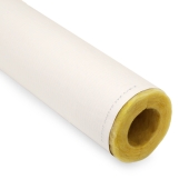 Johns Manville 2-3/8" ID (2" IPS) x 1" Wall, Micro-Lok High Performance Fiberglass Pipe Insulation, 3ft - Image 2