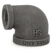 Matco-Norca 1" x 1/2" Black 90&deg; Elbow (Imported) - Image 1