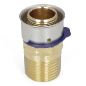 Viega 3/4" PEX Press x 1/2" Male Threaded Adapter, Lead-Free Bronze - Image 4