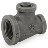 Matco-Norca 1" x 1/2" x 1/2" Black Tee (Imported) - Image 1