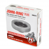 Johni-Ring Closet Wax Gasket/Ring with Flange, Jumbo, fits 3" or 4" Oatey