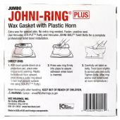 Johni-Ring Closet Wax Gasket/Ring with Flange, Jumbo, fits 3" or 4" Oatey