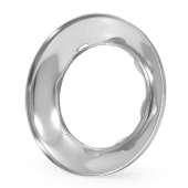 Sioux Chief 1-1/2" IPS Chrome Plated Steel Escutcheon for 1-1/2" Brass, Iron Pipes - Image 2