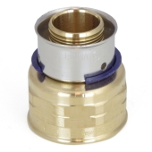 Viega 3/4" PEX Press x 3/4" Female Threaded Adapter, Lead-Free Bronze - Image 3