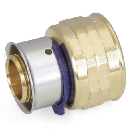 Viega 3/4" PEX Press x 3/4" Female Threaded Adapter, Lead-Free Bronze