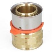 Viega 1" PEX Press x 3/4" Female Threaded Adapter, Lead-Free Bronze - Image 3