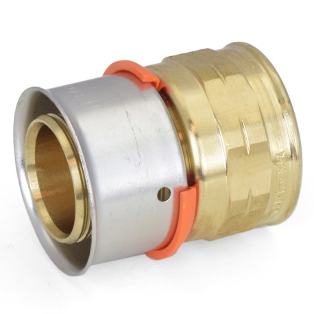 Viega 1" PEX Press x 3/4" Female Threaded Adapter, Lead-Free Bronze