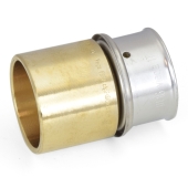 Viega 1" PEX Press x 1" Copper Pipe Adapter, Lead-Free Bronze - Image 2