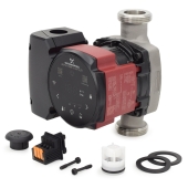 Grundfos Alpha HWR 15-29 SU/T ECM Variable Speed Stainless Steel Circulator Pump w/ Timer, 1-1/4" Union, 115V - Image 1