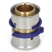 Viega 3/4" PEX x 3/4" PEX Press Coupling, Lead-Free Bronze - Image 3