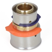 Viega 1" PEX x 3/4" PEX Press Coupling, Lead-Free Bronze - Image 3