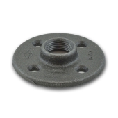 Matco-Norca 1" Black Floor Flange (Imported) - Image 1