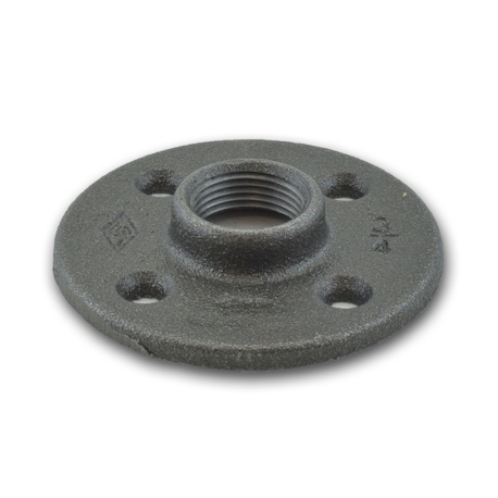 Matco-Norca 1" Black Floor Flange (Imported)