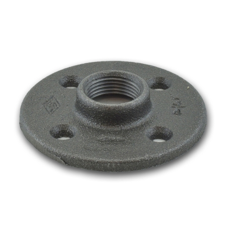 Matco-Norca 1-1/4" Black Floor Flange (Imported)
