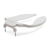 Bemis Bemis 9400CT (White) Commercial Plastic Elongated Toilet Seat w/ Posturemold & Check Hinges, Extra Heavy-Duty - Image 2