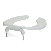 Bemis Bemis 955CT (White) Commerical Plastic Round Toilet Seat w/ Check Hinges, Heavy-Duty - Image 2