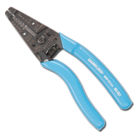 Channellock 957 Channellock 7" Wire Stripper Tool, Ergonomic Handles, 10-20 AWG